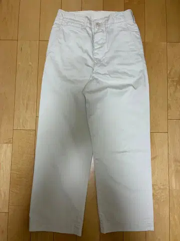 orSlow 화이트 치노 팬츠