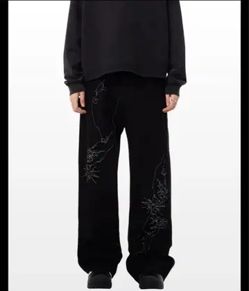 Genesis embroidered denim