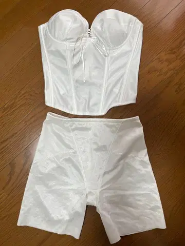 브라이덜 이너 뷔스티에 거들 세트 C80