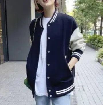 [새상품급] 스픽 앤 스팬 스타디움 점퍼 사이즈 36