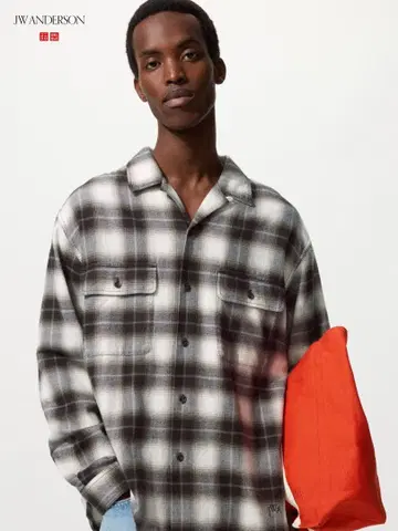 [ 미개봉 새상품 ] 브러쉬드 코튼 오버 사이즈 셔츠