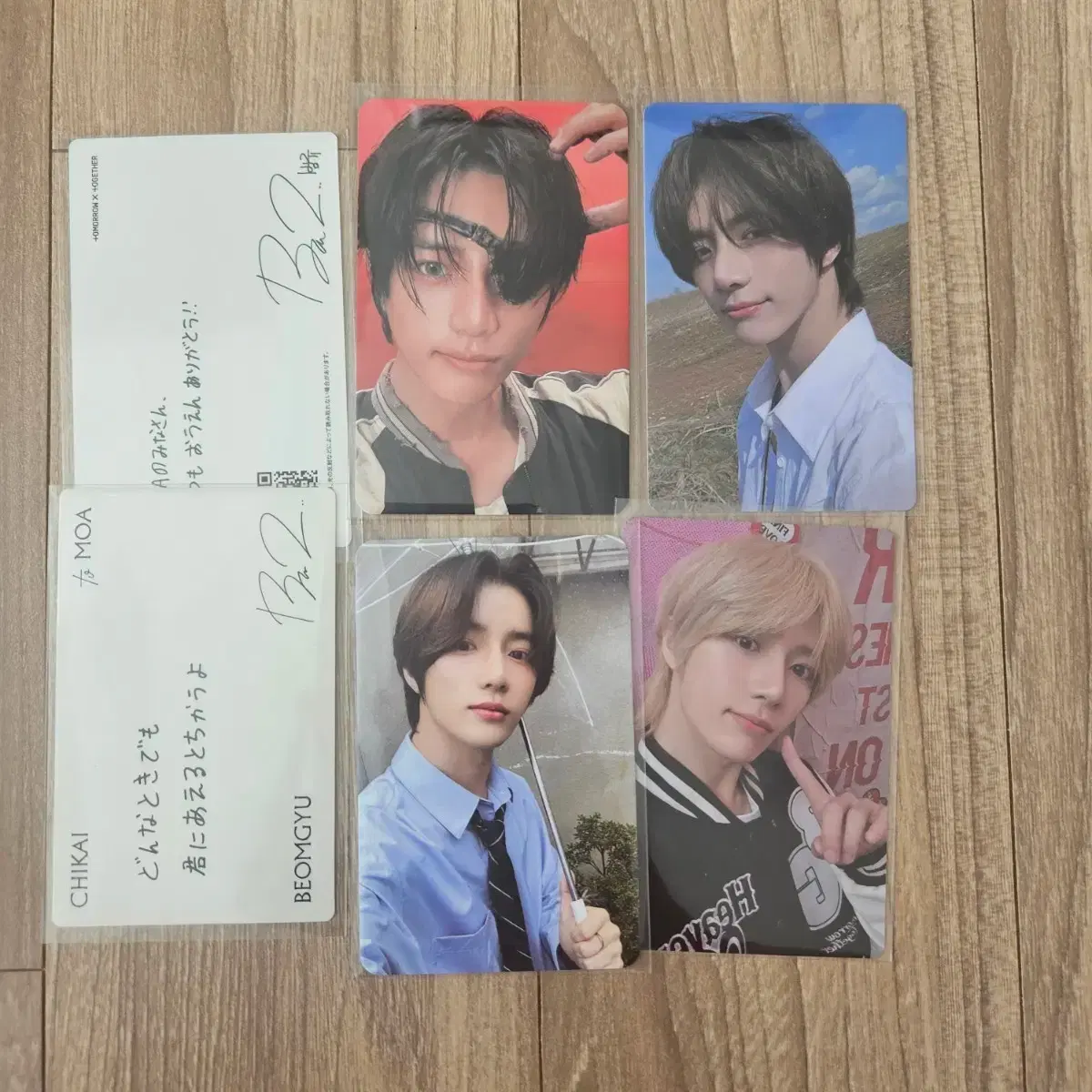 txt beomgyu tomorrow is we together weverse chuu kai uyizhiyu sweet sign poca