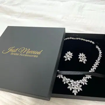 결혼식용 목걸이 귀걸이 세트