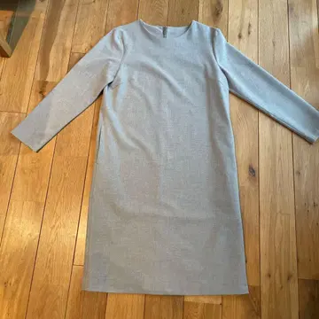 ROPE 그레이 긴팔 롱 원피스 38