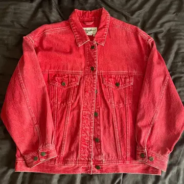 eddie bauer 데님 자켓 화이트 택 L