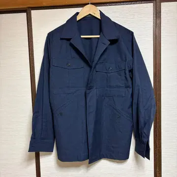 국철 작업복 상의 미사용 새상품 네이비 내퍼 의류 세1호