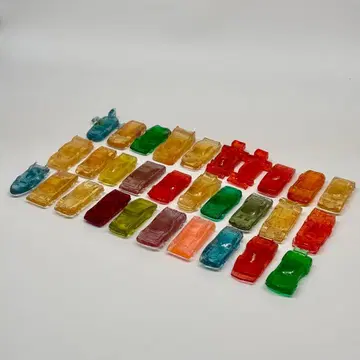 슈퍼카 지우개 클리어 컬러