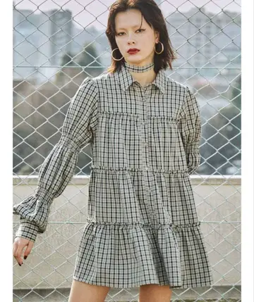 jouetie 티어드 BIG 튜닉 셔츠