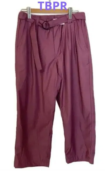 타이트 부스 프로덕트 퍼플 와이드 팬츠 벨트 포함