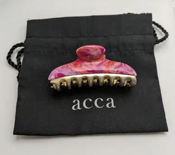 acca 헤어 클립 핑크 계열