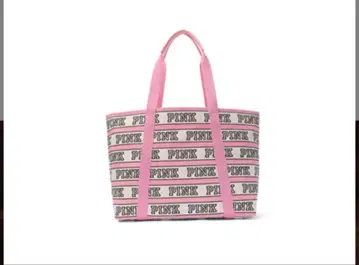 핑크 스트라이프 토트백