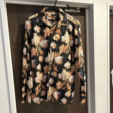 Paul Smith 플로럴 프린트 긴팔 셔츠 M 새상품급