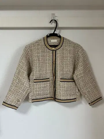 보르지 라메 믹스 니트