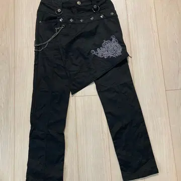 ALCONQUINS 아르곤킨 algonquins 스터드 장식 블랙 팬츠
