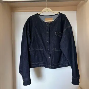 [ 새상품 ] 본르 씰 노카라 데님 자켓