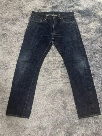 TCB slim40's 다크 블루 슬림 데님 청바지