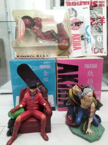 akira 카네다 철남 바이크 피규어 블루 세트