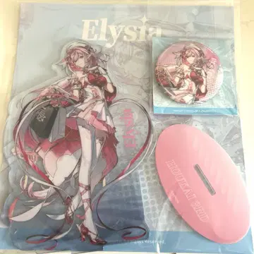 붕괴3rd 엘리시아 아크릴 스탠드 캔뱃지