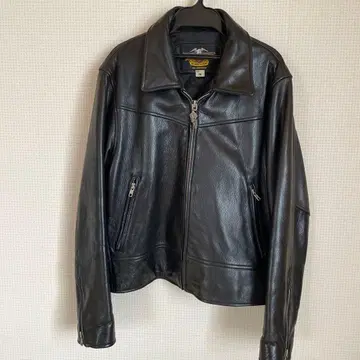 HARLEY-DAVIDSON 블랙 싱글 라이더 자켓 M