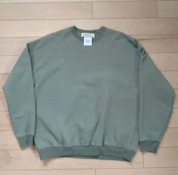 레미 레리프 빅 사이즈 크루 맨투맨 올리브 L