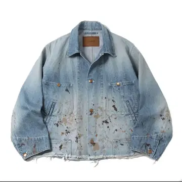 Doublet cut off denim overall 24aw