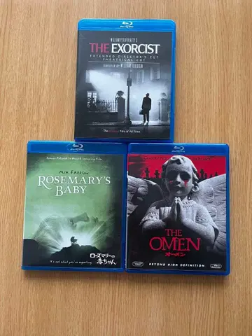 호러 영화 3작 세트 [Blu-ray] 엑소시스트 오멘 로즈마리