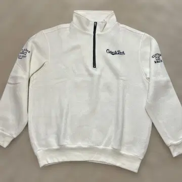 Cutter & Buck 하프 지퍼 스웨터 화이트