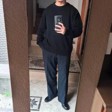 LLBean 엘엘빈 울 니트 블랙 L