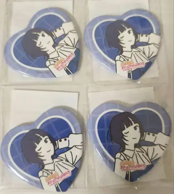 니지가사키 제비뽑기당 캔뱃지 아사카 카린 4개 세트