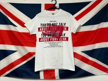 Fight Club T셔츠 화이트 S사이즈