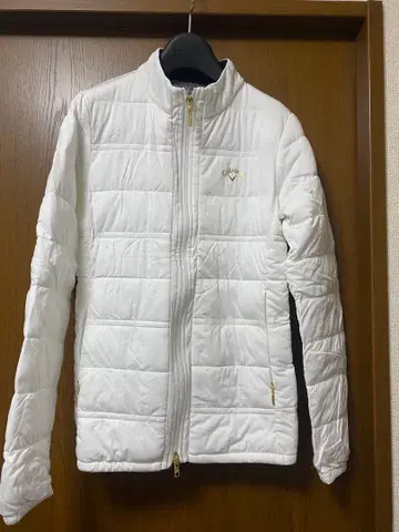 캘러웨이 화이트 퀼팅 자켓