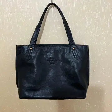 Dakota 블랙 토트백 천연 가죽