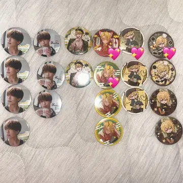 센라 Brun 실사 등신 데포 캔뱃지