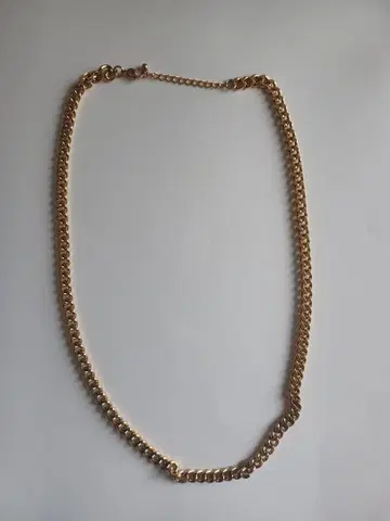 골드 체인 목걸이 조정 가능