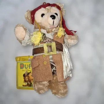 초기 레어 인형 배지 더피 파이리츠 오브 카리브