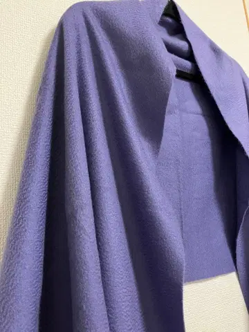 새상품 캐시미어 100% 대형 스톨 트래디셔널 머플러 로얄 블루