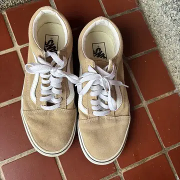 Vans 베이지 스웨이드 스니커즈 24.5cm