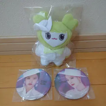 JEONG YEON & HYUN 캔뱃지 봉제 인형 세트