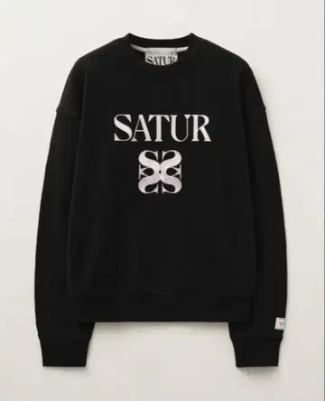 SATUR Classic Logo Sweatshirt BLACKPINK