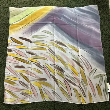 Nige 실크 스카프 파스텔 컬러