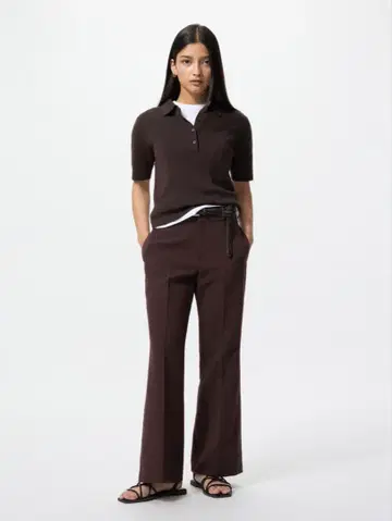 유니클로 스마트 플레어 팬츠 XS