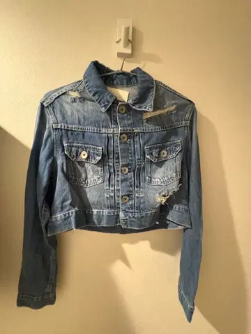 GYDA 데님 크롭 자켓