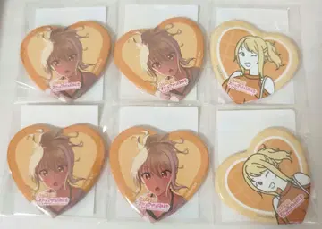 제비뽑기당 니지가사키 몽환룩 미야시타 아이 캔뱃지 6개 세트