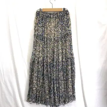 ISABEL MARANT ETOILE : 시어 소재 플레어 롱 스커트