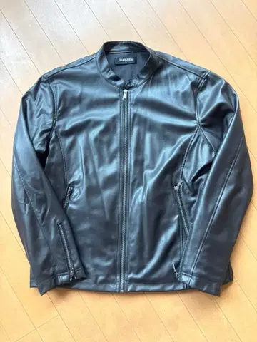 남성용 합성 피혁 자켓