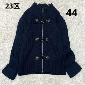 23구 숏 더플 코트 니트 가디건 빅 사이즈 토글 버튼