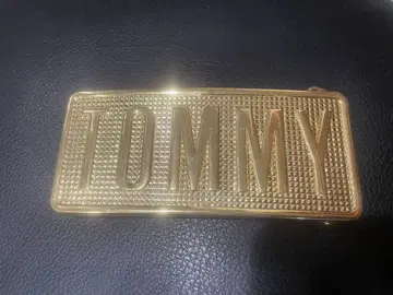 TOMMY 골드 벨트 버클