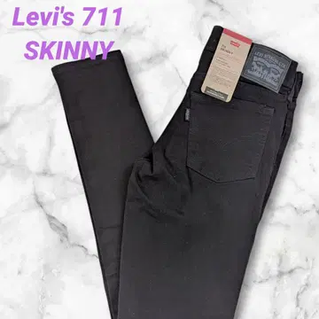 새상품 Levi's 711 SKINNY 리바이스 스키니 [ 25 ] 블랙