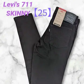 새상품 Levi's 711 SKINNY 리바이스 스키니 [ 25 ] 블랙
