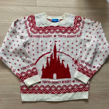 도쿄 디즈니 리조트 신데렐라 성 니트 L